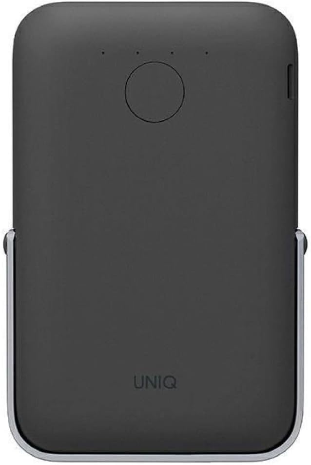 UNIQ Hoveo Power Bank Indukcyjny 5000mAh MagSafe 20W USBC Power Delivery (czarny)