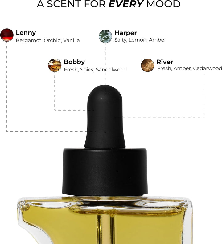 Orb Oils Fragrance Oil | Gender-Free, Alcohol-Free & Skin-Friendly with 8-Hour Wear | Multi-Use Body & Home Fragrance Suitable for Sensitive Skin & Made in Australia (Harper - 1 Fl Oz)