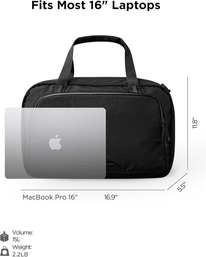 ALPAKA Bravo Brief 15L– Multifunctional urban briefcase, Axoflux 400D water resistance