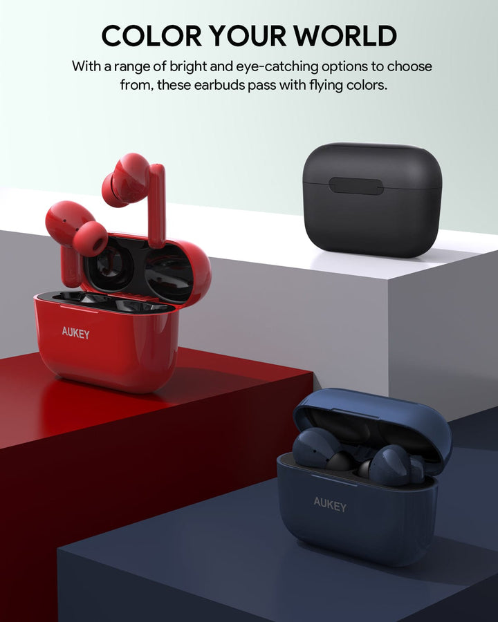 Aukey Bluetooth Earphones Aukey Wireless Earbuds Mini Bluetooth V5.2 - Aukey Mini