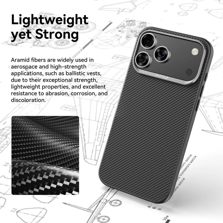 iPhone 18 Pro Max/ 17 Pro/ Max Aramid Fibre Case - Raptic Aramid 600D