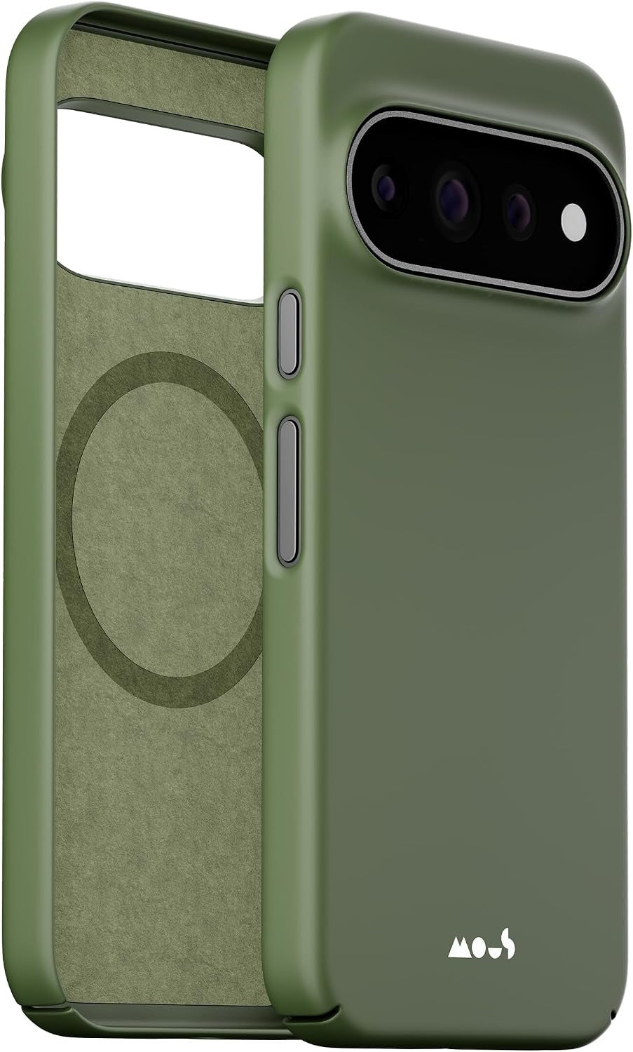 Mous Case for Google Pixel 11 Pro XL - Super Thin - MagSafe & Pixelsnap Compatible Green Cover