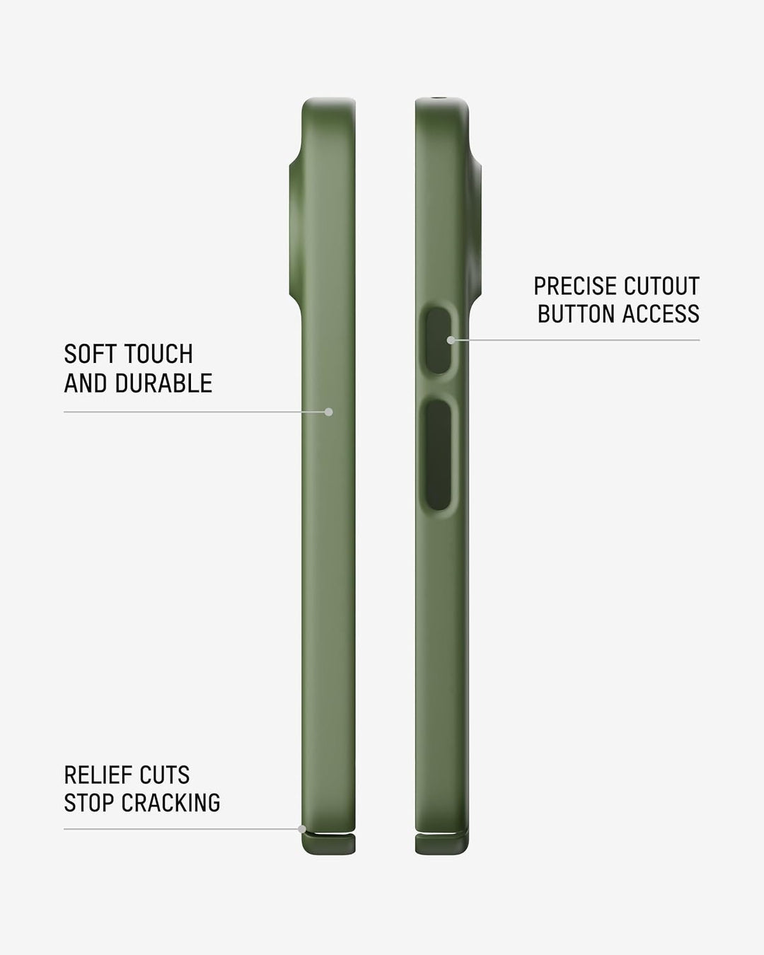 Mous Case for Google Pixel 11 Pro XL - Super Thin - MagSafe & Pixelsnap Compatible Green Cover