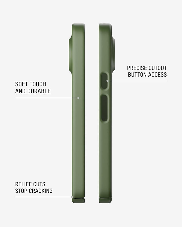 Mous Case for Google Pixel 11 Pro XL - Super Thin - MagSafe & Pixelsnap Compatible Green Cover
