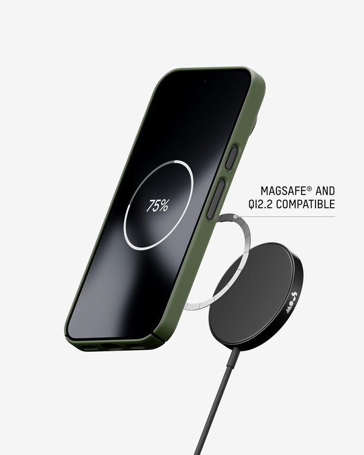 Mous Case for Google Pixel 11 Pro XL - Super Thin - MagSafe & Pixelsnap Compatible Green Cover