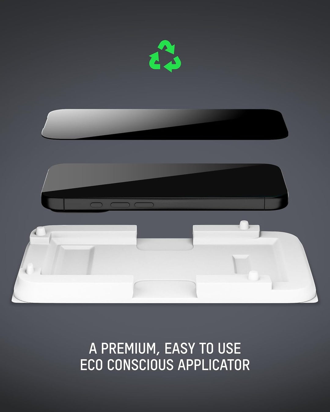 Mous Privacy Screen Protector Compatible with iPhone 18 Pro Max /17 Pro Max, Shatterproof