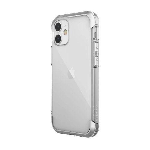 Raptic iPhone 14 Pro Max Impact Clear case - Raptic Air, a transparent smartphone case with a lightweight design, displaying the back of an iPhone with a dual camera setup, ensuring military-grade defense for ultimate protection.
