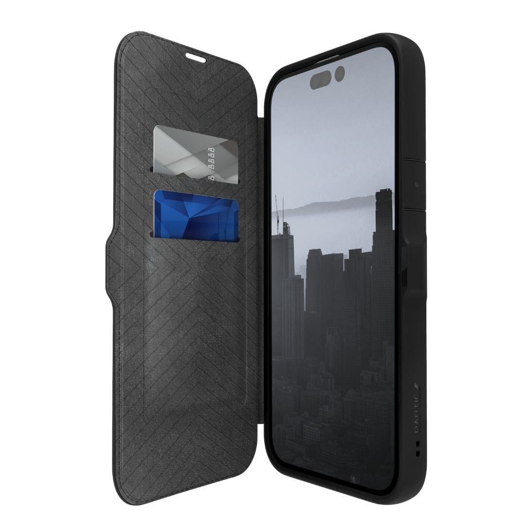 Raptic Cases & Covers Black iPhone 14 Pro Wallet Cover Folio - Raptic Urban Folio