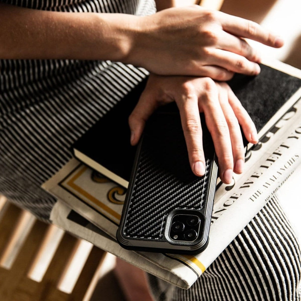 Raptic Cases & Covers iPhone 11 Pro Max Case Raptic Lux Black Carbon Fiber