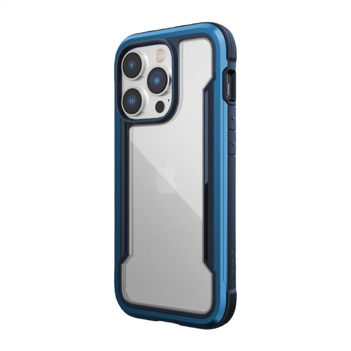 Raptic Cases & Covers iPhone 14 / Blue / Case RAPTIC Shield Case for iPhone 14 14 Plus 14 Pro 14 Pro Max, Shockproof Protective Clear Case, Military Grade 10ft Drop Tested, Durable Aluminum Frame, Anti-Yellowing