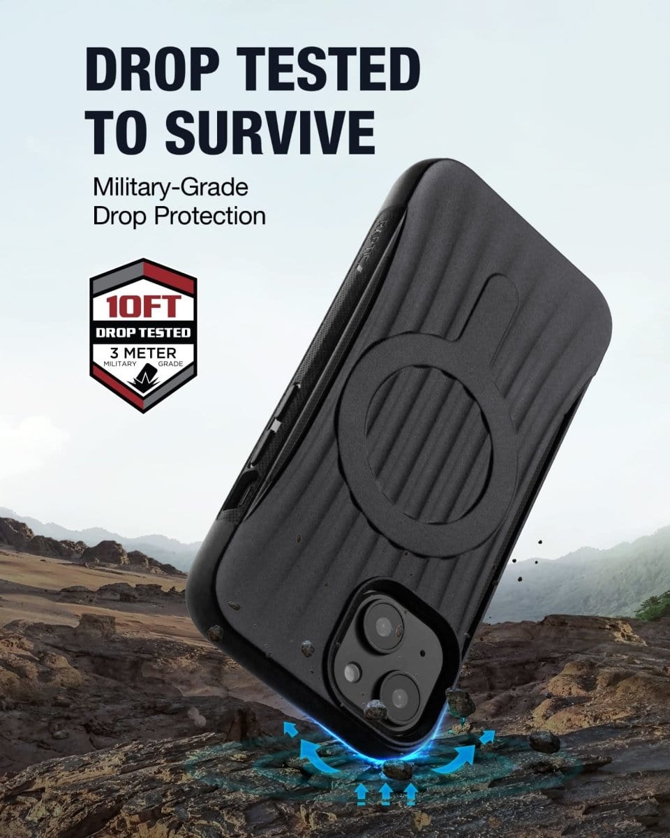 Raptic Cases & Covers iPhone 14 Frosted Grip Case - Raptic Clutch
