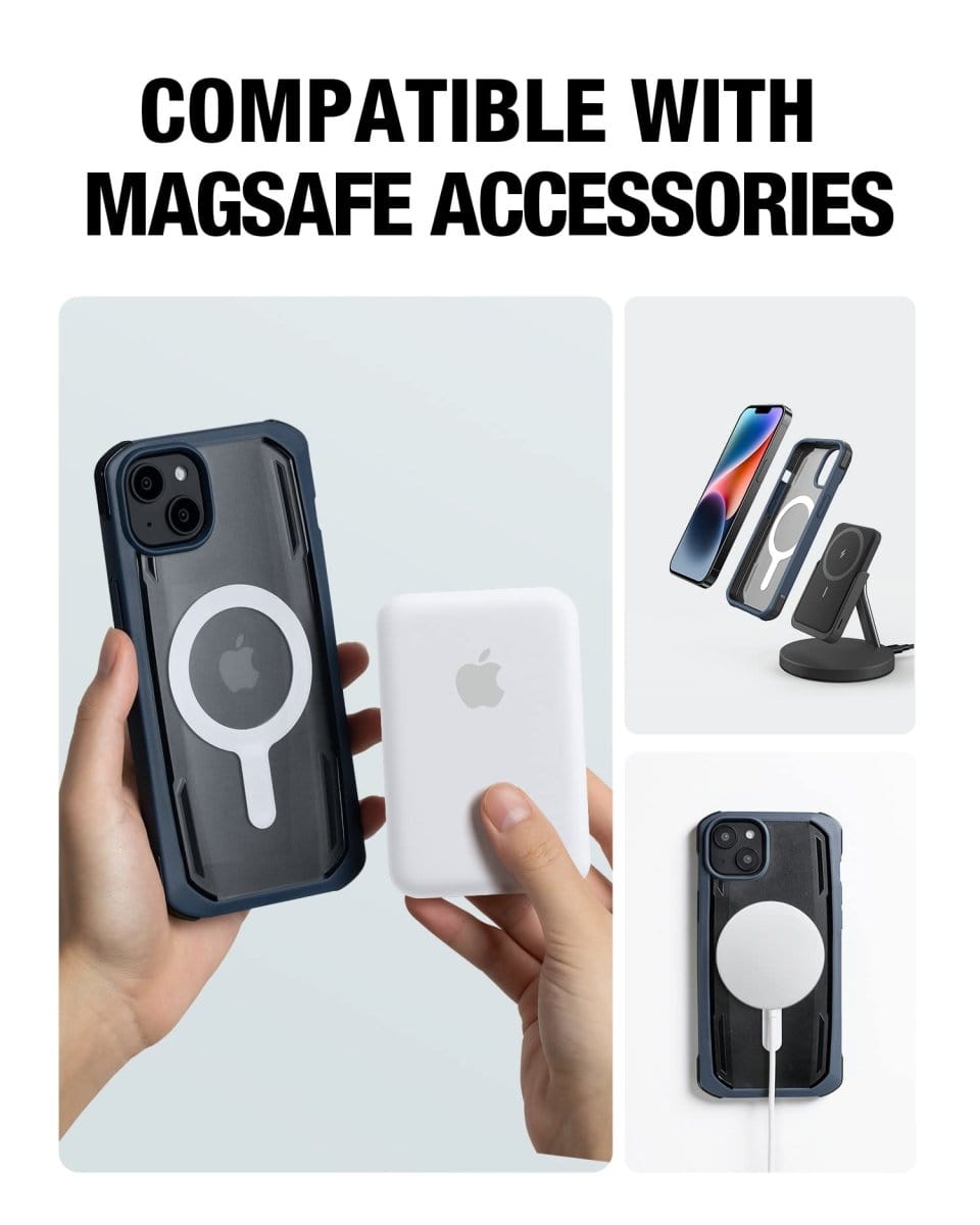 Raptic Cases & Covers iPhone 14 Plus Secure Shield MagSafe Case - Raptic Secure MagSafe
