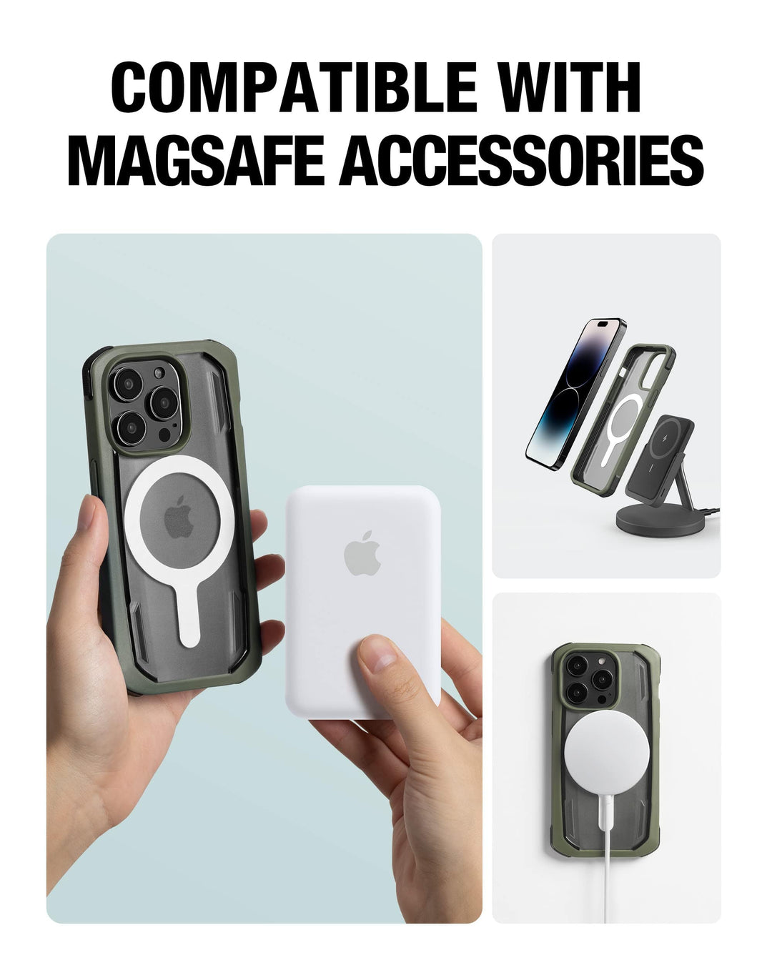 Raptic Cases & Covers iPhone 14 Pro Shield MagSafe Case - Raptic Secure MagSafe