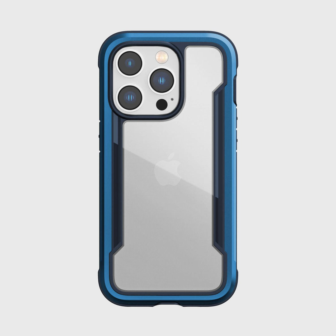 Raptic Cases & Covers RAPTIC Shield Case for iPhone 14 14 Plus 14 Pro 14 Pro Max, Shockproof Protective Clear Case, Military Grade 10ft Drop Tested, Durable Aluminum Frame, Anti-Yellowing