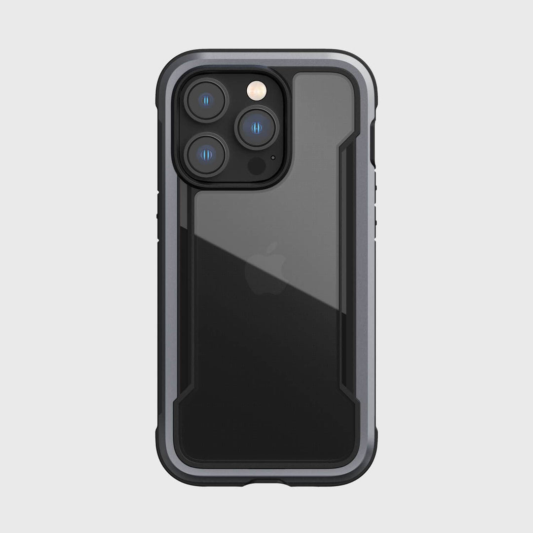 Raptic Cases & Covers RAPTIC Shield Case for iPhone 14 14 Plus 14 Pro 14 Pro Max, Shockproof Protective Clear Case, Military Grade 10ft Drop Tested, Durable Aluminum Frame, Anti-Yellowing