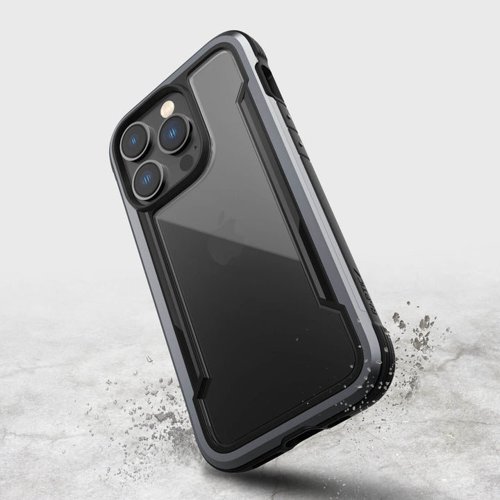 Raptic Cases & Covers RAPTIC Shield Case for iPhone 14 14 Plus 14 Pro 14 Pro Max, Shockproof Protective Clear Case, Military Grade 10ft Drop Tested, Durable Aluminum Frame, Anti-Yellowing