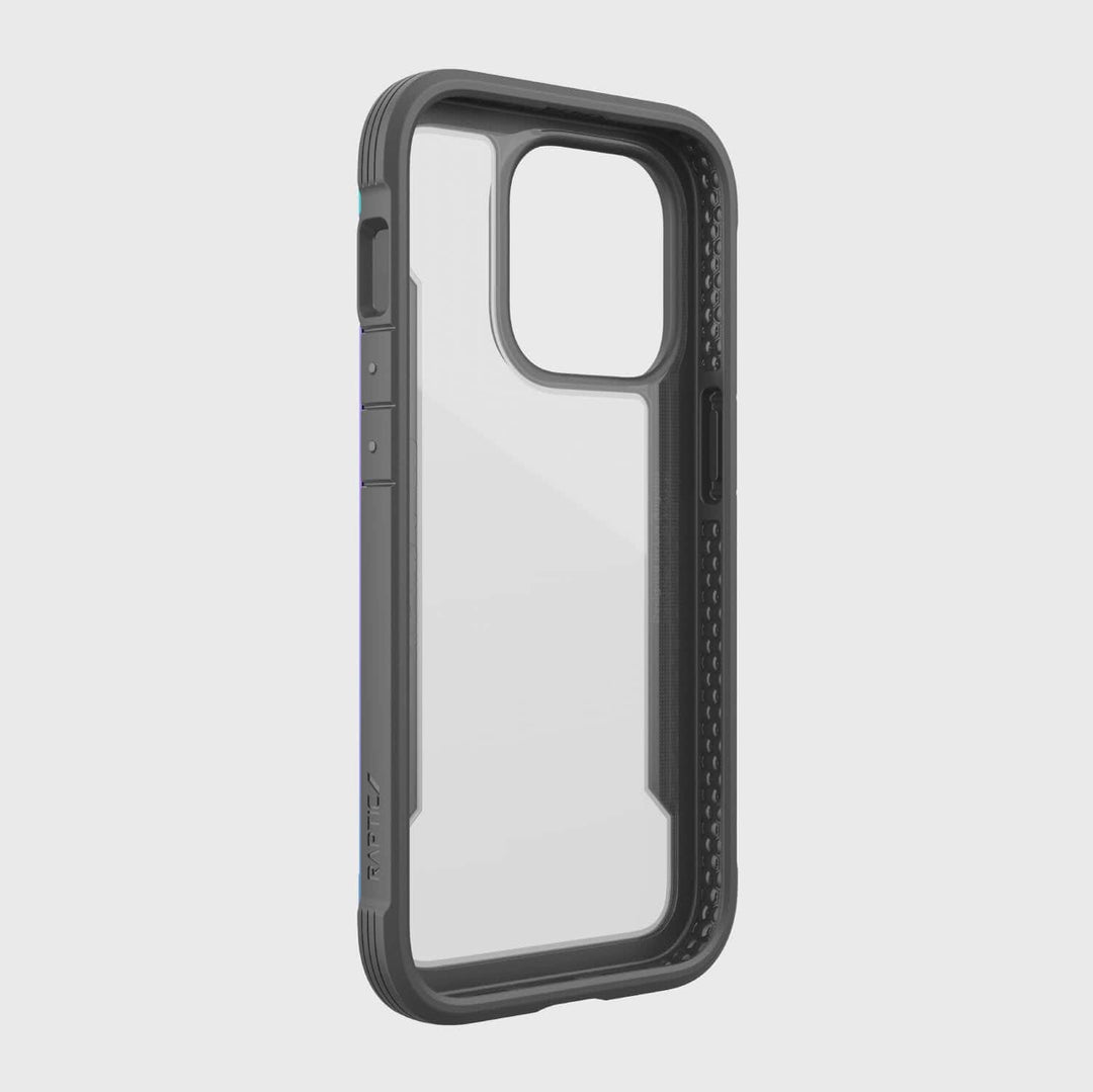 Raptic Cases & Covers RAPTIC Shield Case for iPhone 14 14 Plus 14 Pro 14 Pro Max, Shockproof Protective Clear Case, Military Grade 10ft Drop Tested, Durable Aluminum Frame, Anti-Yellowing