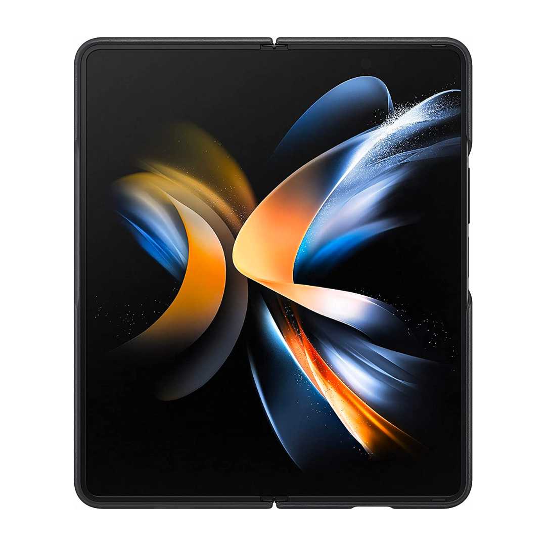 Samsung Cases & Covers Galaxy Z Fold 4 Leather Cover Black - Samsung