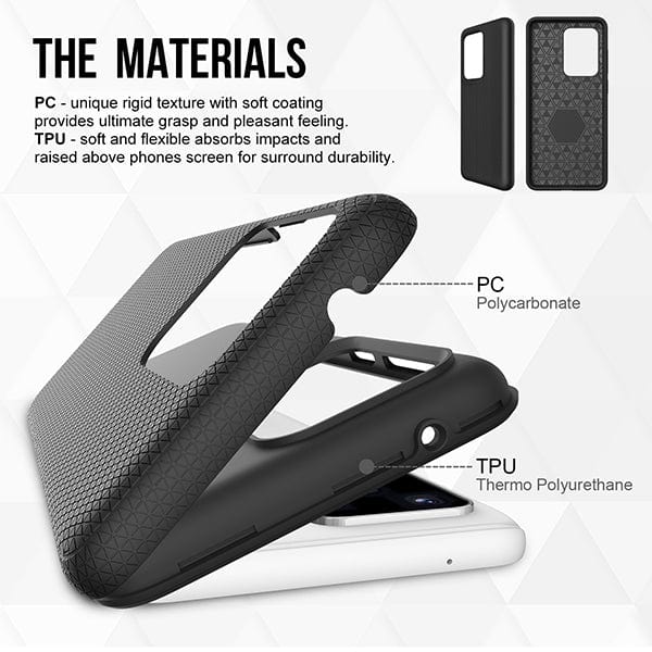 Technica Black Urban Pyramid Case Note 20 Ultra BLK