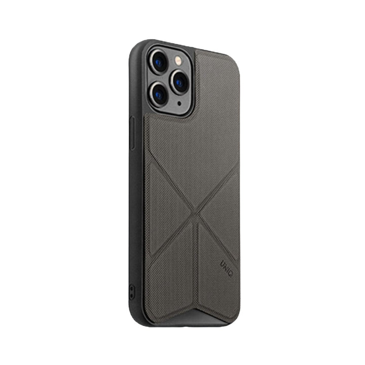 UNIQ Cases & Covers Apple iPhone 12 Pro / Black / Case only iPhone 12 Pro UNIQ Transforma Folding Case - Black