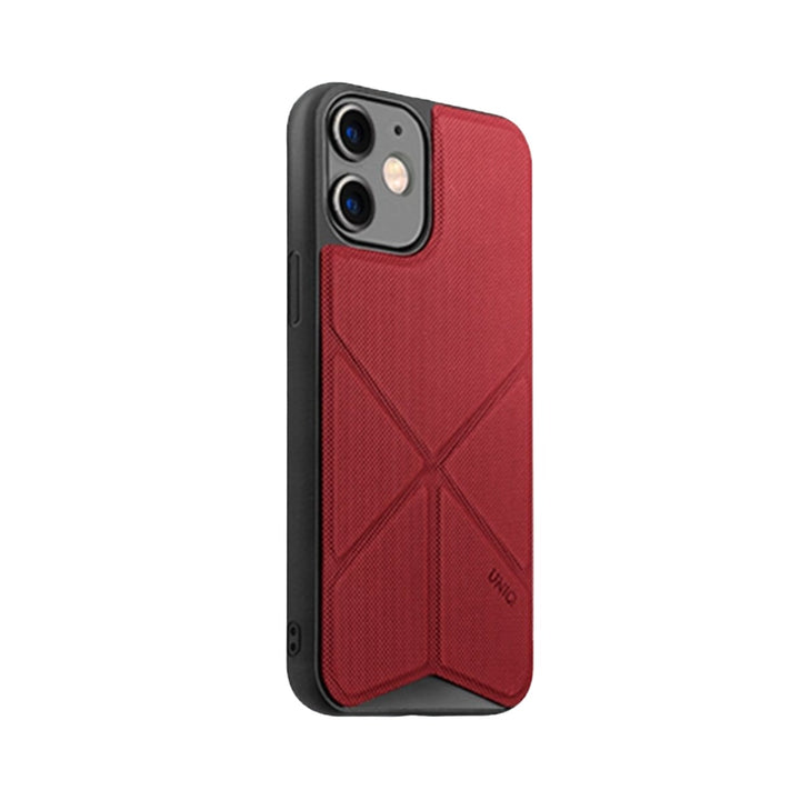 UNIQ Cases & Covers Apple iPhone 12 / Red / Case only iPhone 12 UNIQ Transforma Fold Case - Red