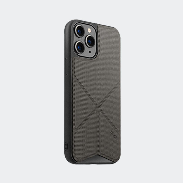 UNIQ Cases & Covers iPhone 12 Pro UNIQ Transforma Folding Case - Black