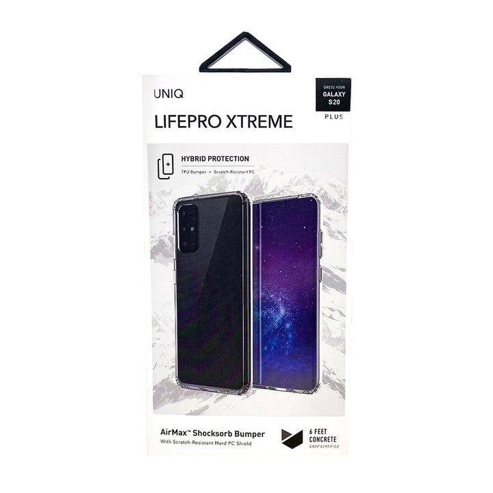 UNIQ White UNIQ Hybrid S20+ Lifepro Xtreme Crystal