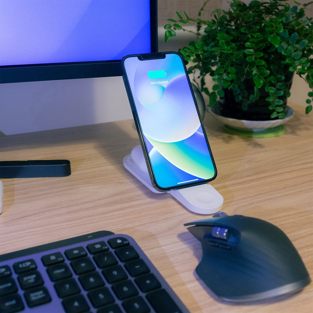 Urban Wireless Charging Urban Travel Buddy 3 in 1 Wireless Charger - Apple/Samsung Phone/Watch/Air Pod