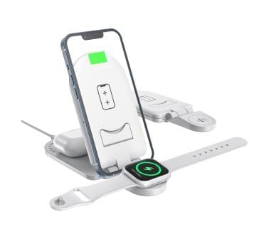 Urban Wireless Charging Urban Travel Buddy 3 in 1 Wireless Charger - Apple/Samsung Phone/Watch/Air Pod