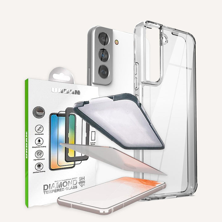 Urbanist Cases & Covers with S22 Diamond Glass Protector Samsung Galaxy S22 Clear case - Urban Clear