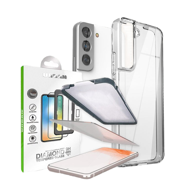 Urbanist Cases & Covers with S22 Plus Diamond Glass Protector Samsung Galaxy S22 Plus Clear case - Urban Clear