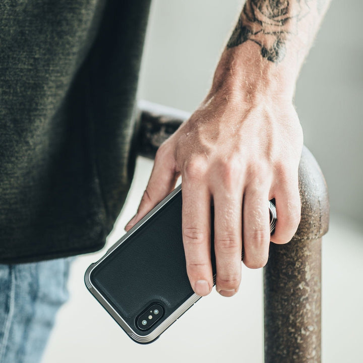 X-DORIA Cases & Covers Black Leather X-Doria Defense Lux Pro Apple iPhone XS Max Leather Protective Case Cover