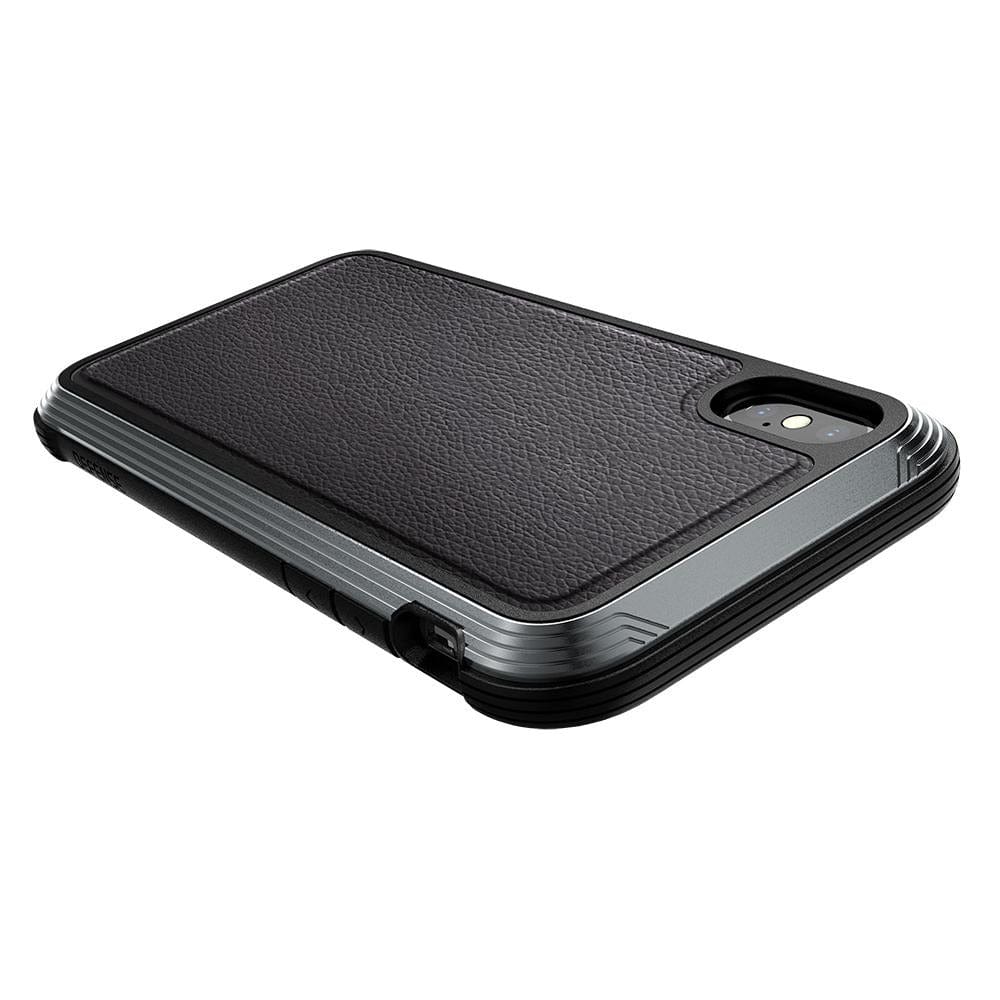 X-DORIA Cases & Covers Black Leather X-Doria Defense Lux Pro Apple iPhone XS Max Leather Protective Case Cover