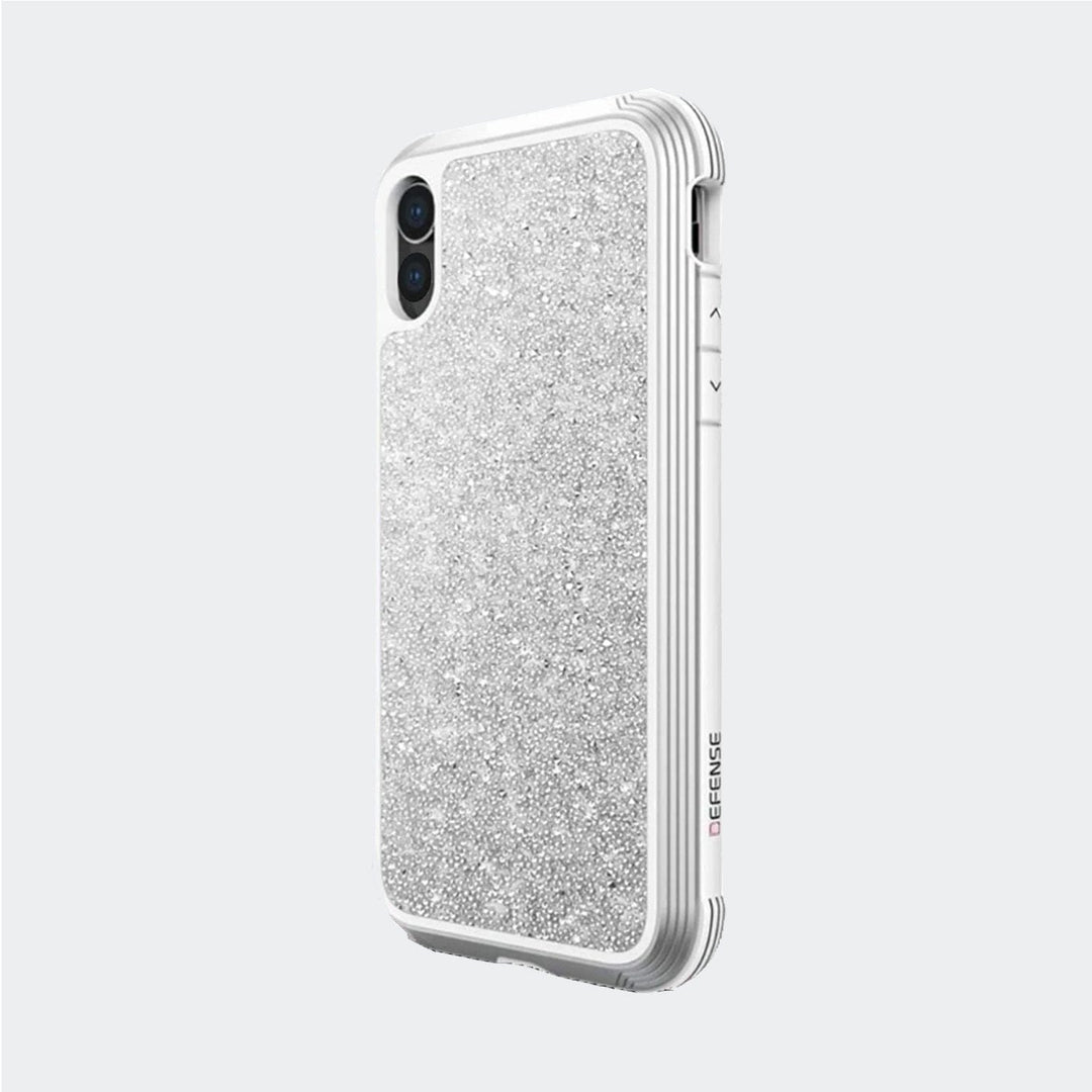 X-DORIA Cases & Covers White Glitter iPhone Xs Max Defense Lux White Glitter