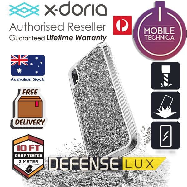 X-DORIA Cases & Covers White Glitter X-Doria Defense 3M Drop Certified Case Lux Apple iPhone XS Max Glitter