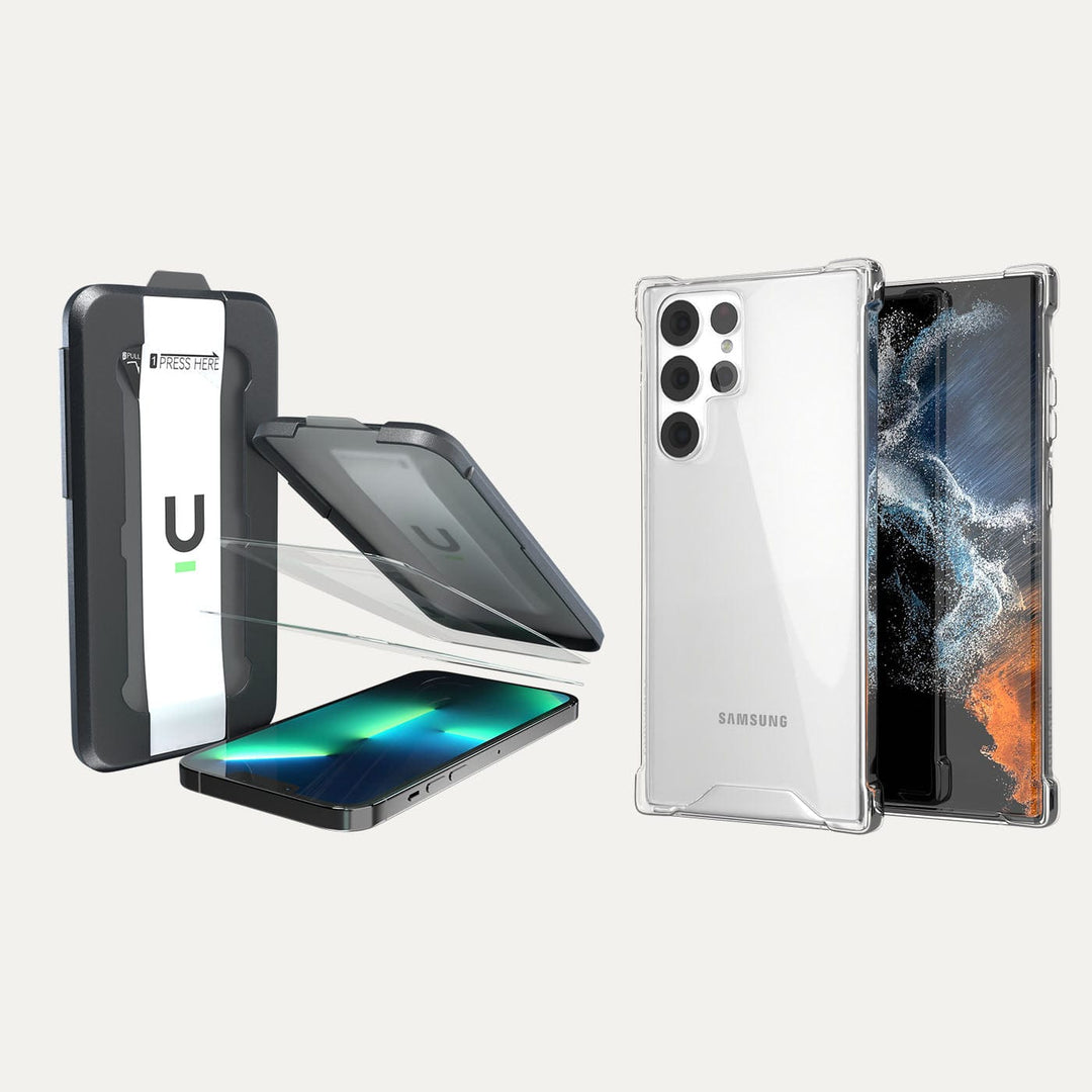 X-Doria Cases & Covers with S22 Diamond Glass Protector Samsung Galaxy S22 Ultra Clear case - Urban Clear