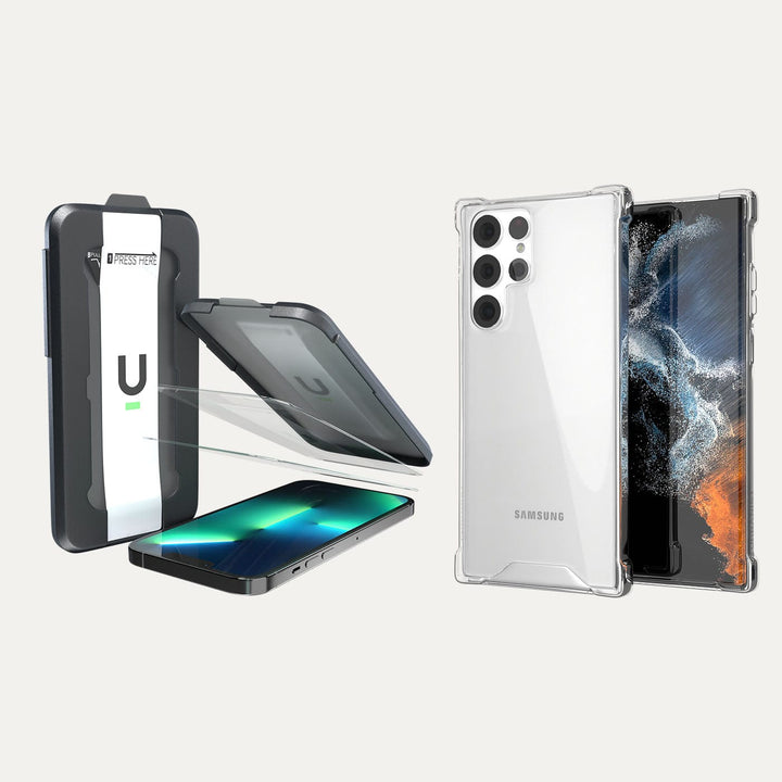 X-Doria Cases & Covers with S22 Diamond Glass Protector Samsung Galaxy S22 Ultra Clear case - Urban Clear