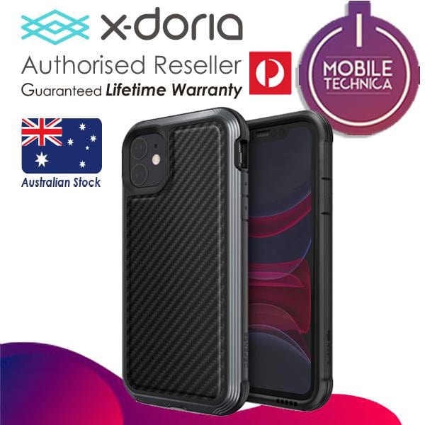X-DORIA Cases & Covers X-Doria Defense Lux iPhone 11 / Pro / Max Carbon Leather