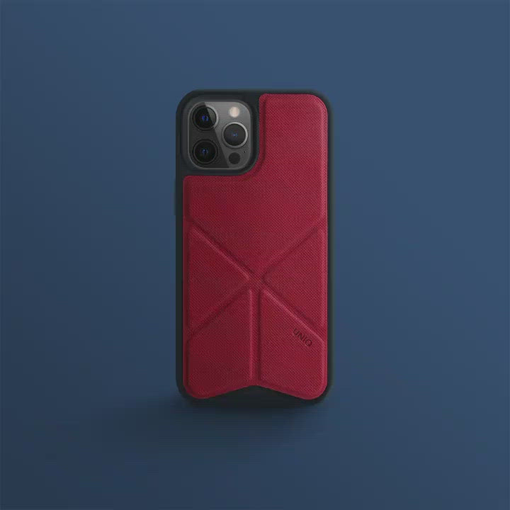 iPhone 12 Pro UNIQ Transforma Fold Case - Blue